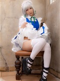 cosplay美女套图 c77 Sakuya Izayoi　白丝假发扮相(1)(58)